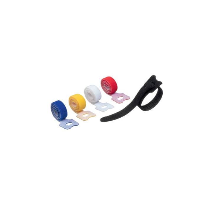 Fascette fermacavi a strappo con asola DURABLE CAVOLINE GRIP TIE 20x1 cm colori assortiti Conf. 5 pezzi - 503600 main product photo