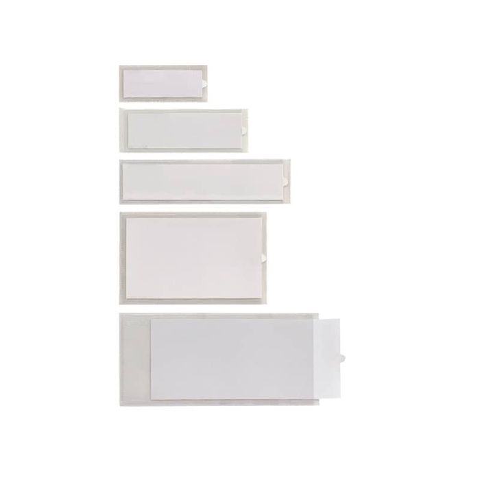 Portaetichette adesive Sei Rota IesTI A3 + etichette intercambiabili 32x124 mm trasparente conf. 10 pz. 321113 main product photo