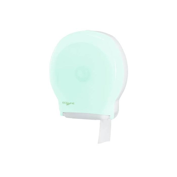 Distributore maxi di carta igienica jumbo QTS in PPL ccon capacità massima Ø 30 cm verde opalino - E-TO/1S-S main product photo