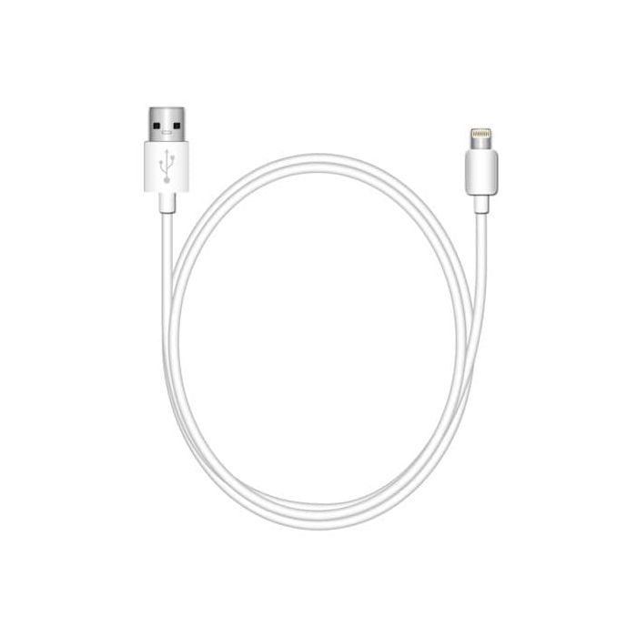 Cavo dati e ricarica USB 2.0 Mediarange connettore Apple Lightning 1 m bianco MRCS178 main product photo