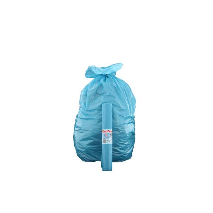 Sacchi Rolsac 70x110 cm spessore 17 my 97 l azzurro rotolo da 10 pezzi - 10331 main product photo