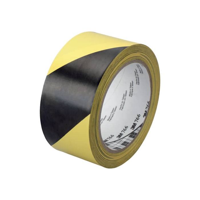 Nastro per segnaletica 3M in vinile 50,8 mm x 33 m nero/giallo 766I main product photo