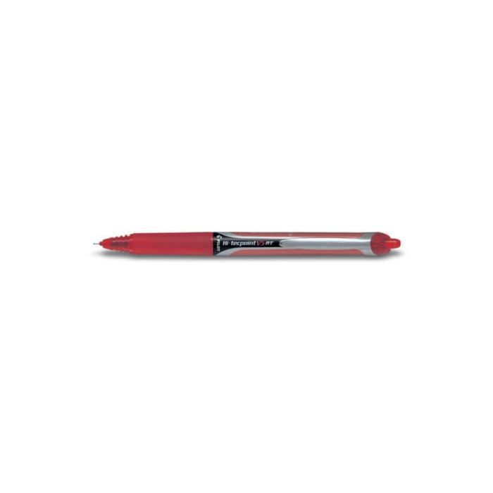 Roller Pilot Hi-Tecpoint V5 RT a scatto ricarcabile punta 0,5 mm rosso - 006782 main product photo