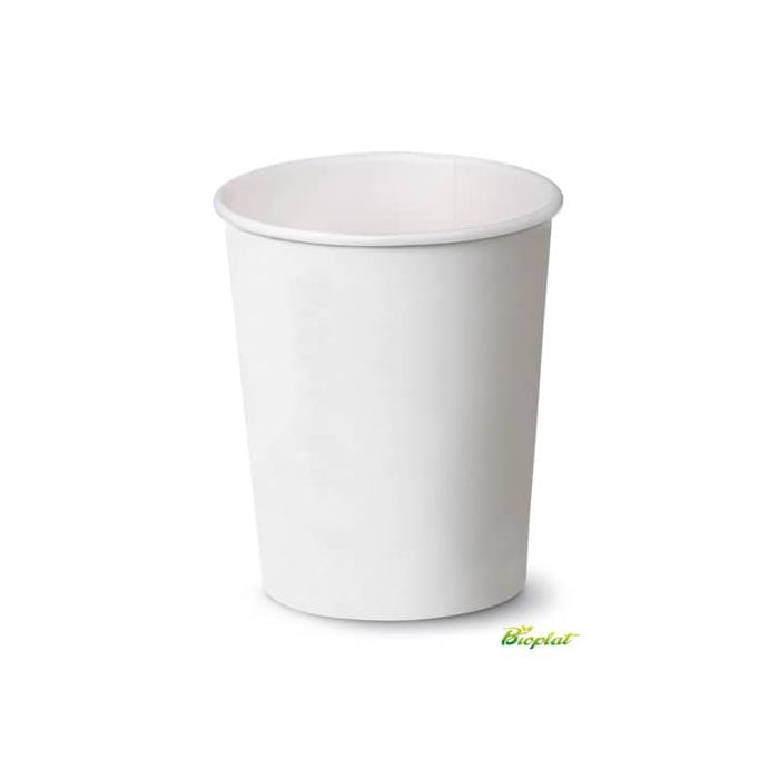 Bicchiere 300 ml in cartoncino Bio Scatolificio del Garda bianco - Conf. 50 pezzi - 311-00 main product photo