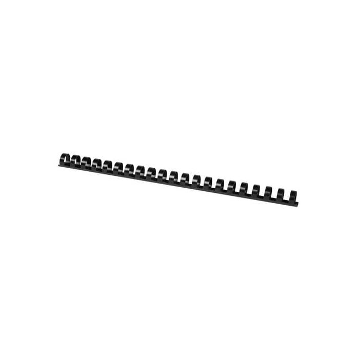 Spirali in PVC per rilegatura Q-Connect 16 mm - colore nero - conf. 50 pezzi - KF24024 main product photo