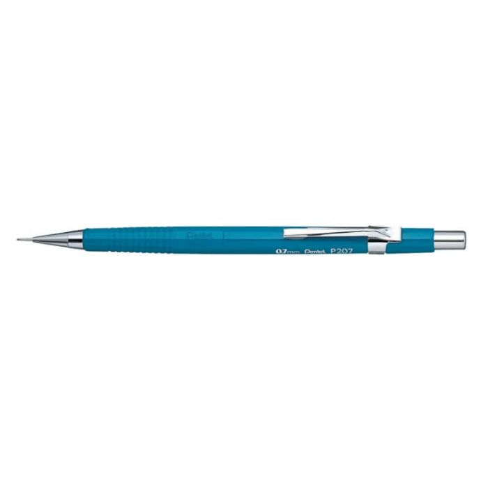 Portamine Pentel Sharp P200 fisso da 4 mm - mina 0,7 mm HB fusto azzurro P207-C main product photo