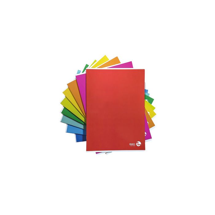 Maxi quaderni Be More Color Basic A4 80 g/m rigatura 4 mm - 20 +1 ff - colori assortiti - conf. 10 pz - 0110604 main product photo