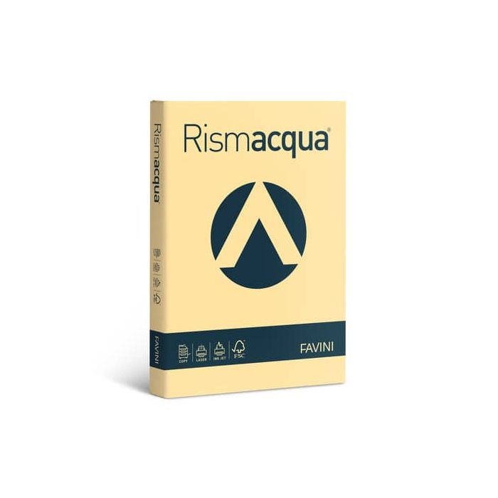 Carta colorata Favini Rismacqua colori tenui 90 g/m² A4 camoscio 02 - Risma da 300 fogli - A66R304 main product photo