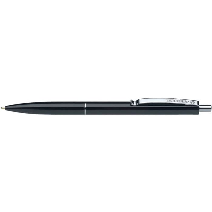 Penna a sfera a scatto Schneider K 15 ricaricabile tratto M nero Conf. 50 pezzi - 3081 main product photo