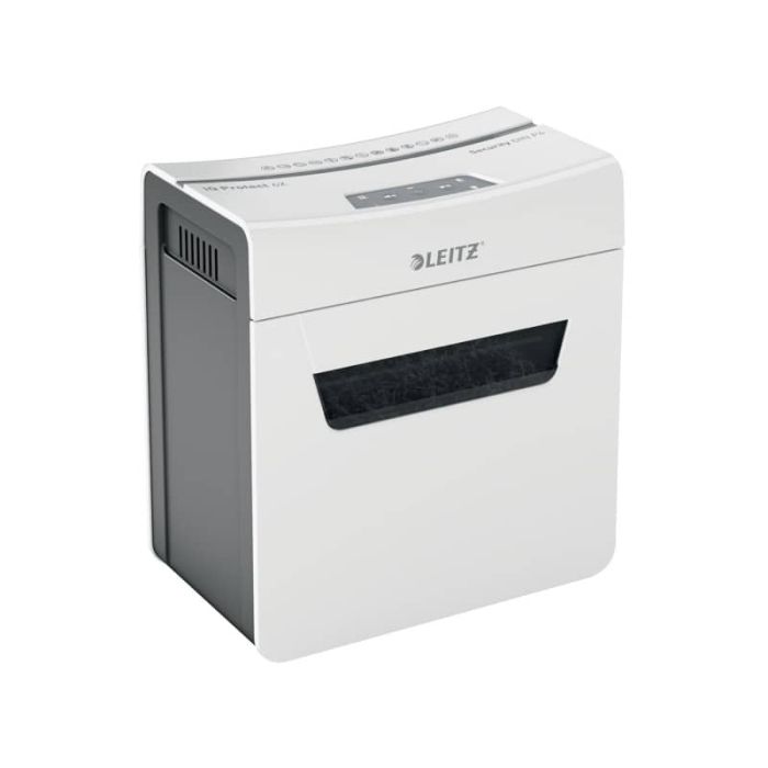 Distruggidocumenti manuale Leitz IQ P4 Protect 6X - 10 L - bianco - 80900000 main product photo