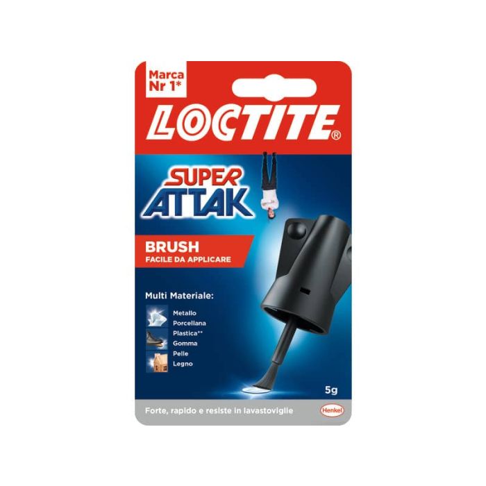 Colla Loctite Super Attak Easy Brush 5 g. trasparente 2048077 main product photo