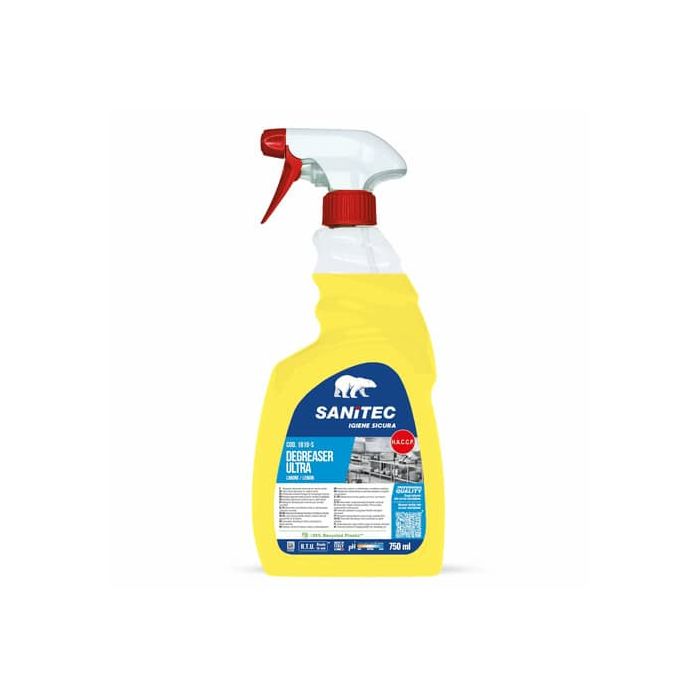 Sgrassatore concentrato multisuperficie SANITEC Ultra limone 1810-S main product photo