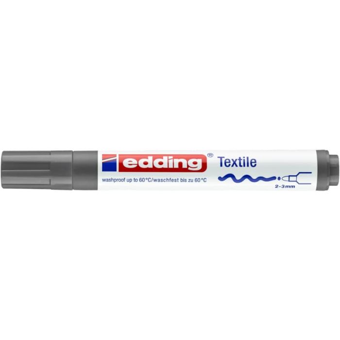 Marcatore per tessuti edding 4500 punta conica 2-3 mm grigio 4-4500012 cfz 10 main product photo