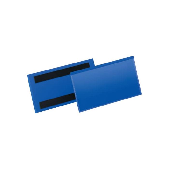 Tasche per identificazione Durable con bande magnetiche blu f.to esterno mm. 163x83- inserto 150x67mm cf. 50- 174207 main product photo