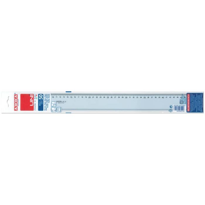 Riga ARDA Uni polistirolo termoresistente fumé ottico trasparente 50cm - 28950SS main product photo