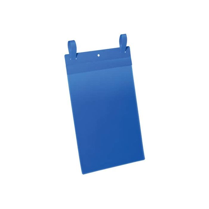 Tasche per identificazione Durable con fascette di aggancio blu f.to esterno mm 223x530- inserto A4 vert. cf. 50- 175007 main product photo