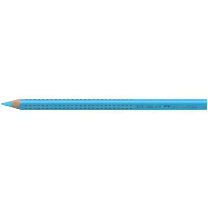 Matita evidenziatore Faber-Castell Textliner Dry 1148 Grip Jumbo blu fluo 114851 main product photo