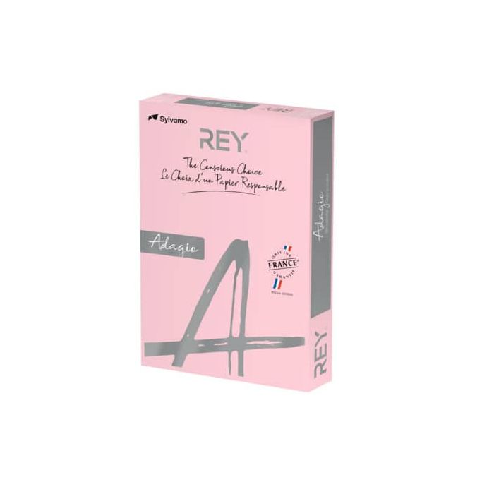 Carta colorata A4 International Paper Rey Adagio 160 g/m² rosa 07 - Risma da 250 fogli - ADAGI160X463 main product photo