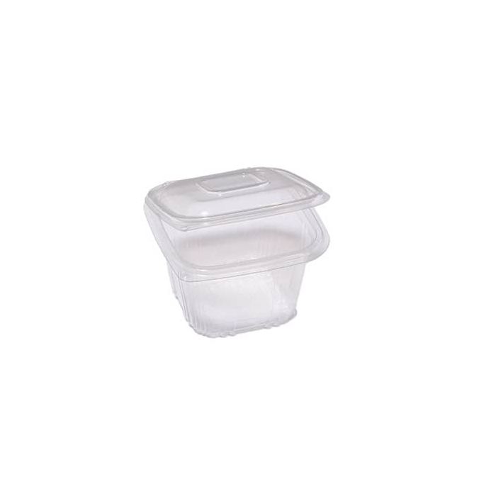 Contenitori in PP quadrati con coperchio incernierato Cuki Professional 120 mm x 120 mm x 75 mm - conf. 50 pz main product photo