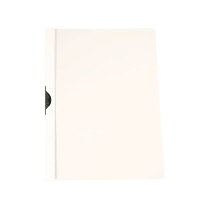 Cartellina con clip Q-Connect PVC 22x30,7 cm bianco KF00460 main product photo