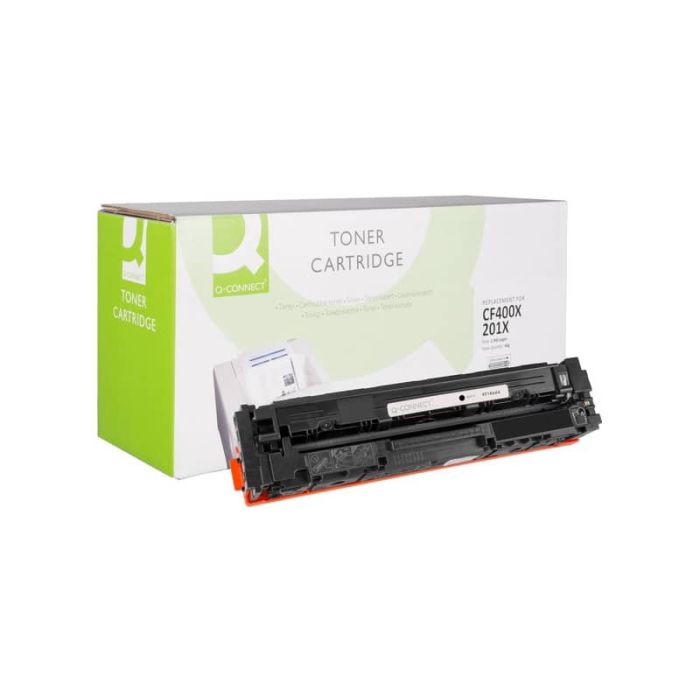 Toner alta resa Q-Connect compatibile con HP CF400X - nero K15832QC main product photo
