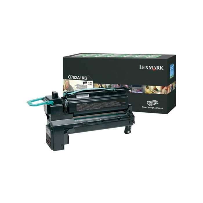 Toner return program Lexmark nero C780A1KG main product photo