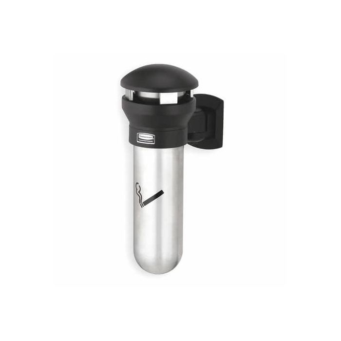 Posacenere da muro Rubbermaid Infinity™ nero H 46 cm - Ø 29,5 cm FG9W3200SSBLA main product photo