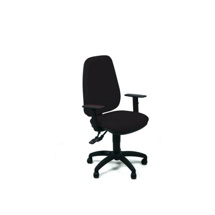 Sedia operativa girevole Unisit Teti TETE Eco Smart - rivestimento ignifugo nero - con braccioli - TETE/IN main product photo