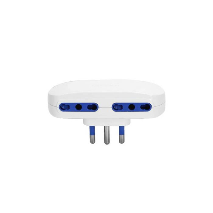 Adattatore a 4 vie P17/11 - 16A Aigostar bianco 284718 main product photo