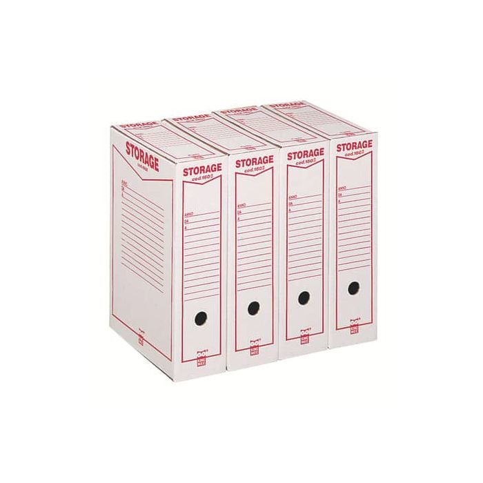 Scatola archivio King Mec Storage Legale 9x37x26 cm bianco 160200 main product photo