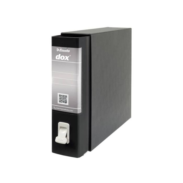 Registratore a leva DOX2 Protocollo 28,5x35 cm - dorso 8 cm nero D26210 main product photo