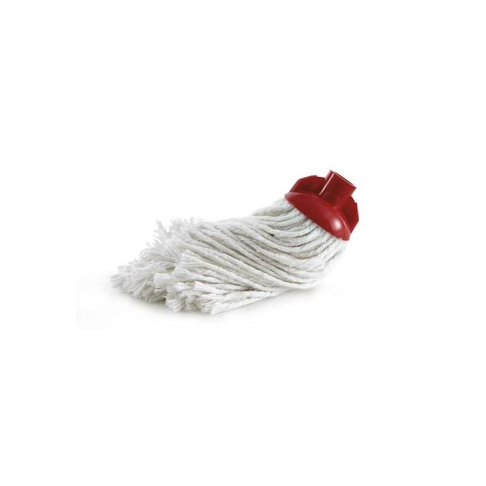 Mop per pavimenti in cotone ''Fiore'' gr. 150 Blu dimora bianco 0024D main product photo