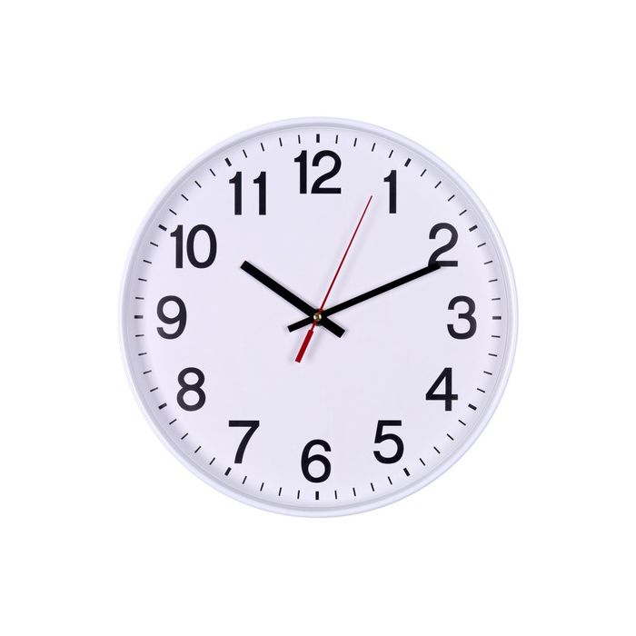 Orologio da parete in plastica Office Products diam. 30 cm bianco 13223011-14 main product photo