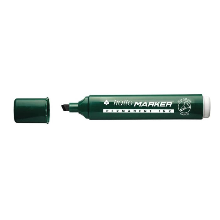 Marcatore permanente TRATTO Marker punta a scalpello 1-5 mm verde 840104 main product photo