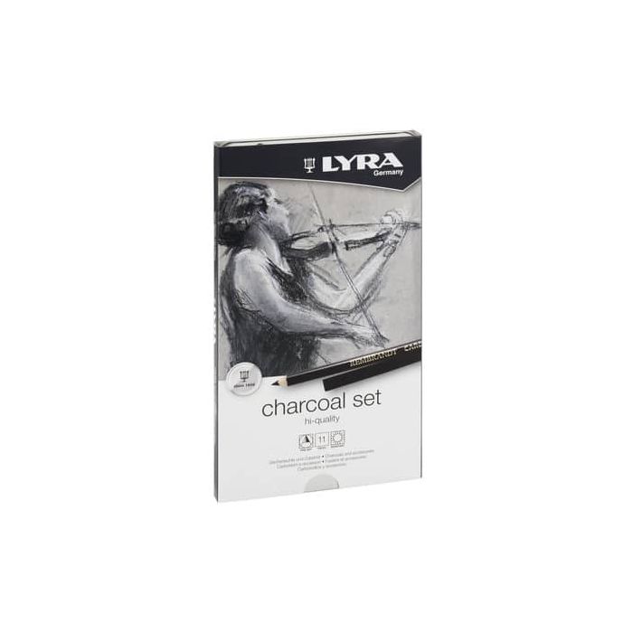 Set disegno Lyra Charcoal carboncini - 11 pezzi - in matita L2041112 main product photo