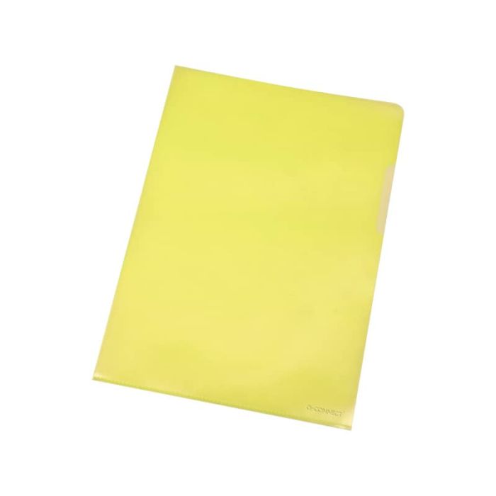 Cartellina a L Q-Connect ppl ecologico A4 giallo conf. da 100 - KF00308 main product photo