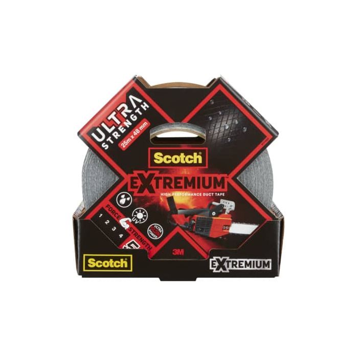 Nastro adesivo extra resistente ad alto spessore Scotch® Extremium Ultra 48 mm x 25 m argento - DT174825 main product photo
