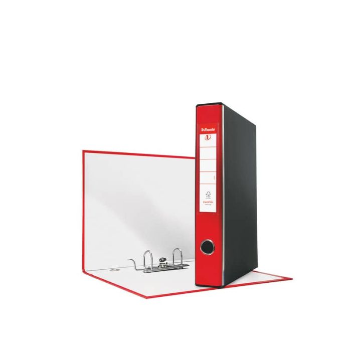 Registratore con custodia Esselte G54 Eurofile protocollo 29,5x35 cm - dorso 5 cm rosso - 390754160 main product photo