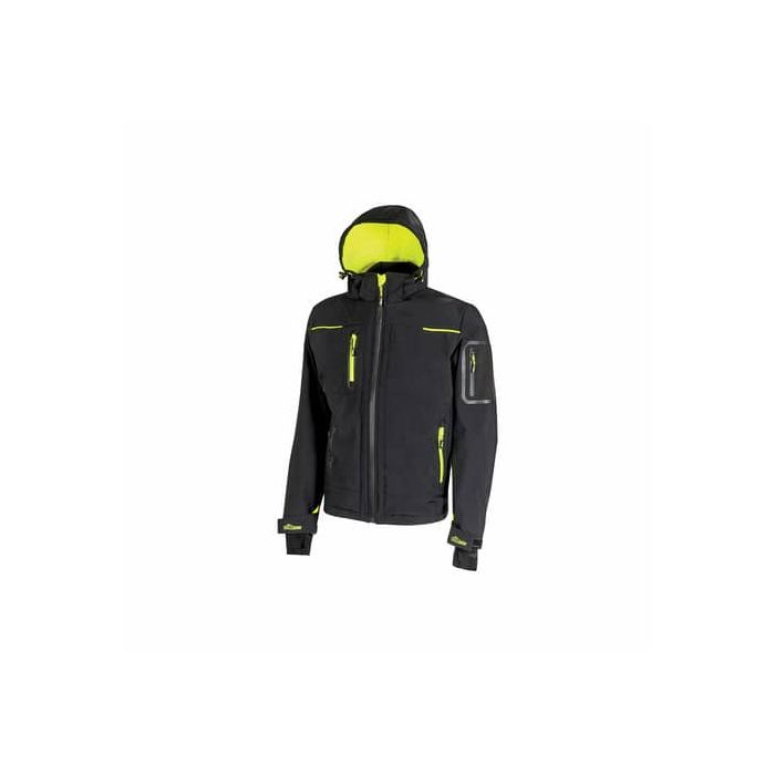 Giacca impermeabile in Softshell Space Black Carbon U-Power taglia XXL FU187BC-XXL main product photo