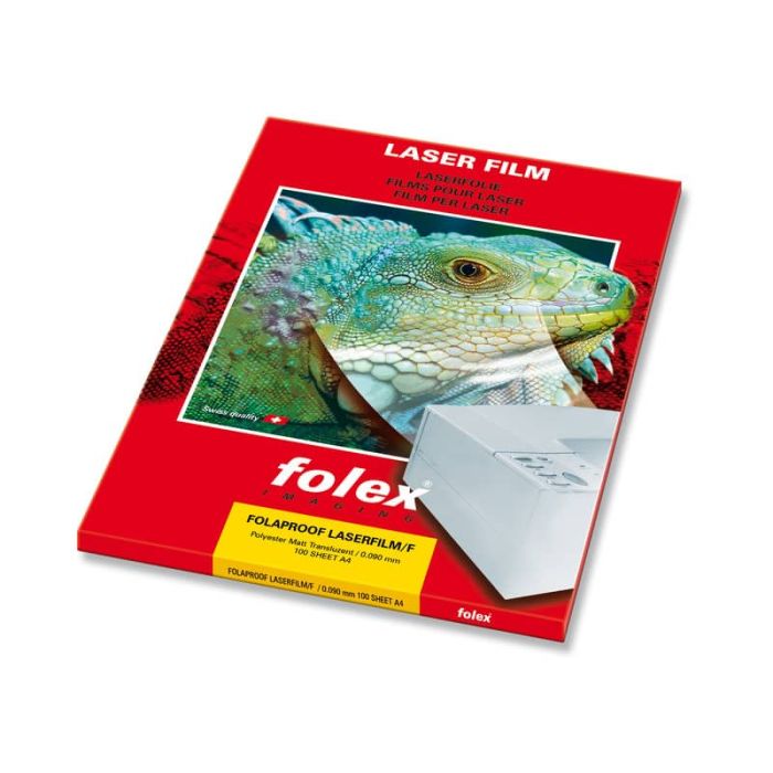 Film per laser e copiatrici Folex Folaproof 0,09 mm opaco A4 Conf. 100 pezzi - 09734.090.44000 (OUTLET) main product photo