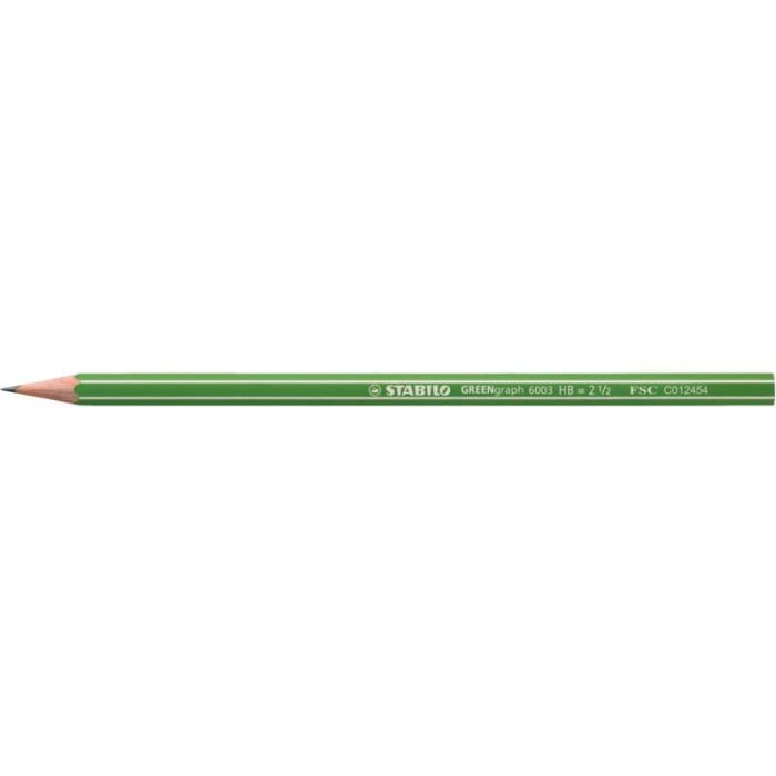 Matite senza gommino Stabilo GREENgraph HB Conf. 12 pezzi - 6003/HB main product photo