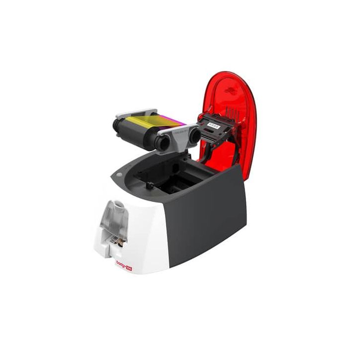 Stampante per tessere Badgy 100 Evolis B12U0000RS (INCLUDE KIT STAMPA 50 TESSERE OMAGGIO) main product photo