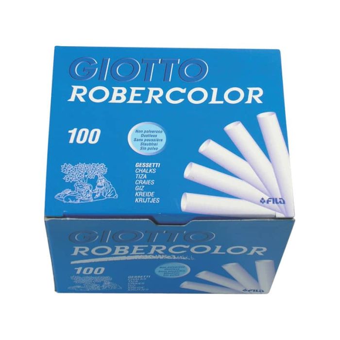 Gessetti GIOTTO Robercolor bianco astuccio da 100 - 538800 main product photo
