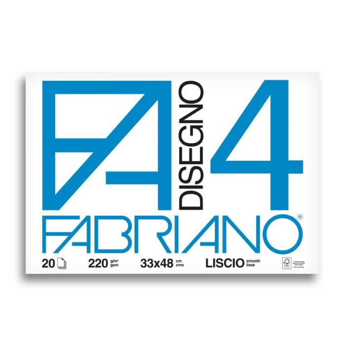 Album da disegno Fabriano F4 220 g/m² 20 33x48 cm ff. lisci 05200797 main product photo