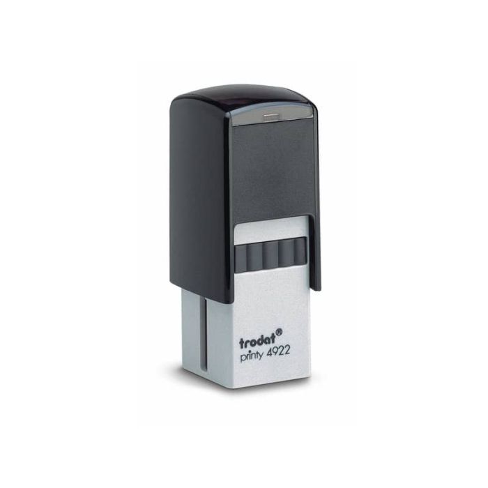 Timbro autoinchiostrante Trodat PRINTY 4922 in plastica 20x20 mm nero 69666 main product photo