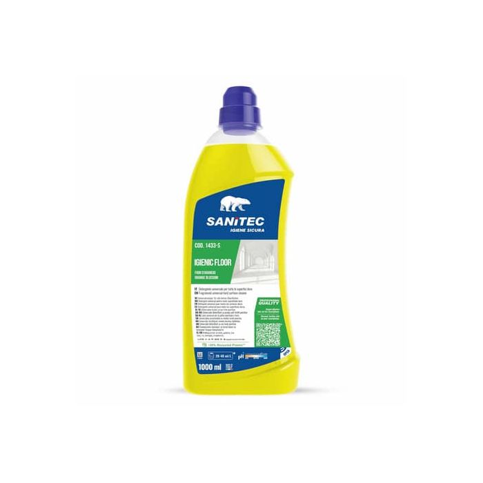 Detergente concentrato per pavimenti Sanitec Igenic Floor Fiori d'arancio & Bergamotto - 1000 ml - 1433-S main product photo
