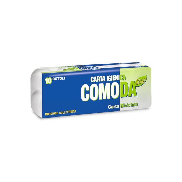 Carta igienica Lucart Eco Comoda 2 veli 10 rotoli da 155 strappi - 811624 main product photo