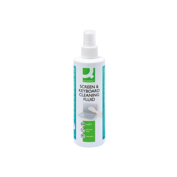 Fluido detergente per schermo e tastiera Q-Connect KF04502A 250ml main product photo