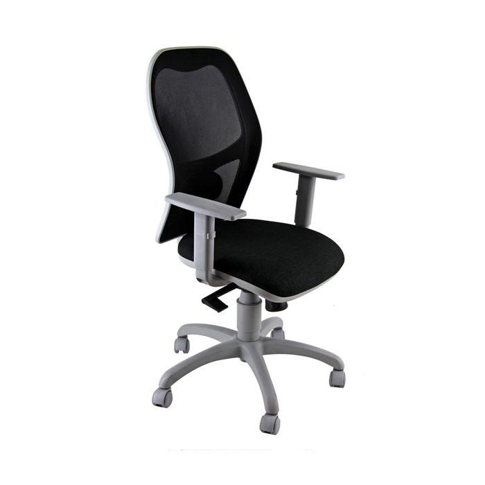 Unisit POLTRONA SEMIDIREZIONALE Hubble Grafix GRIGIO/NERO C/BRACC. main product photo