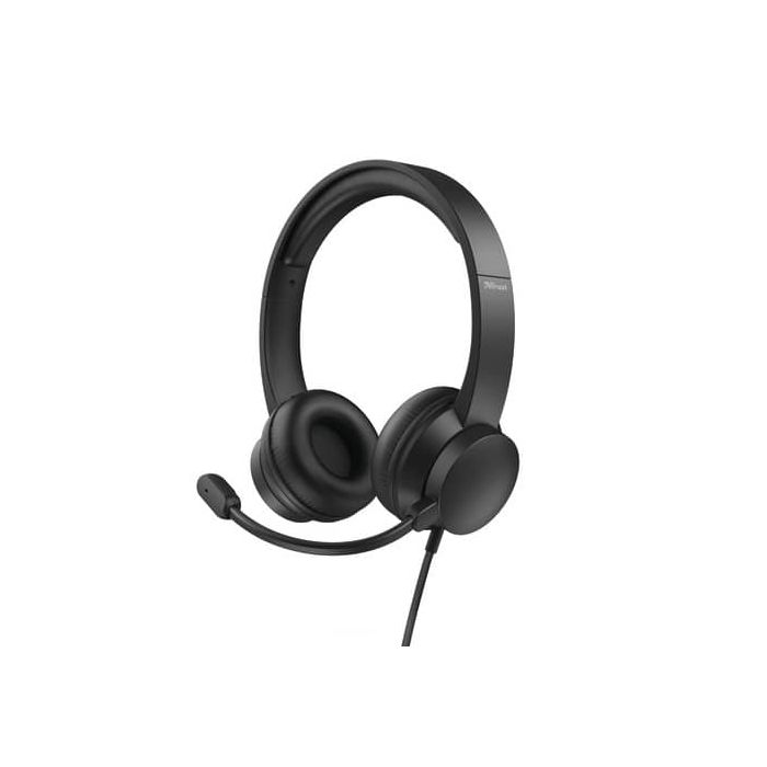 Cuffie on-ear Trust HS-200 USB 2.0 nero - cavo 1,8 m 24186 main product photo